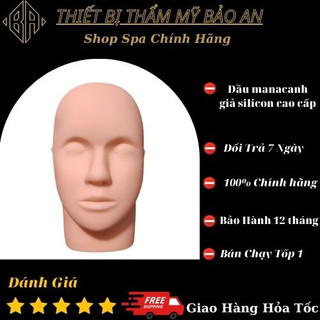 Đầu manacanh | đầu canh giả silicon cho nối mi massage bấm huyệt