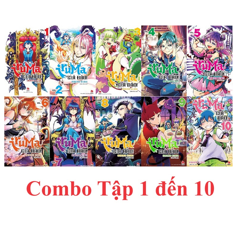 Sách - Combo Iruma Giá Đáo - Tập 1 đến 10