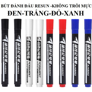 Bút đánh dấu Resun màu trắng đen xanh đỏ viết mã sản phẩm đánh dấu không trôi mực bút đánh dấu cao cấp  đủ màu lựa chọn