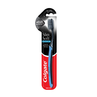 Bàn chải Colgate SlimSoft Charcoal than hoạt tính kháng khuẩn siêu mềm mảnh