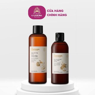 Combo nước tẩy trang bí đao cocoon 500ml + gel rửa mặt bí đao cocoon 140ml