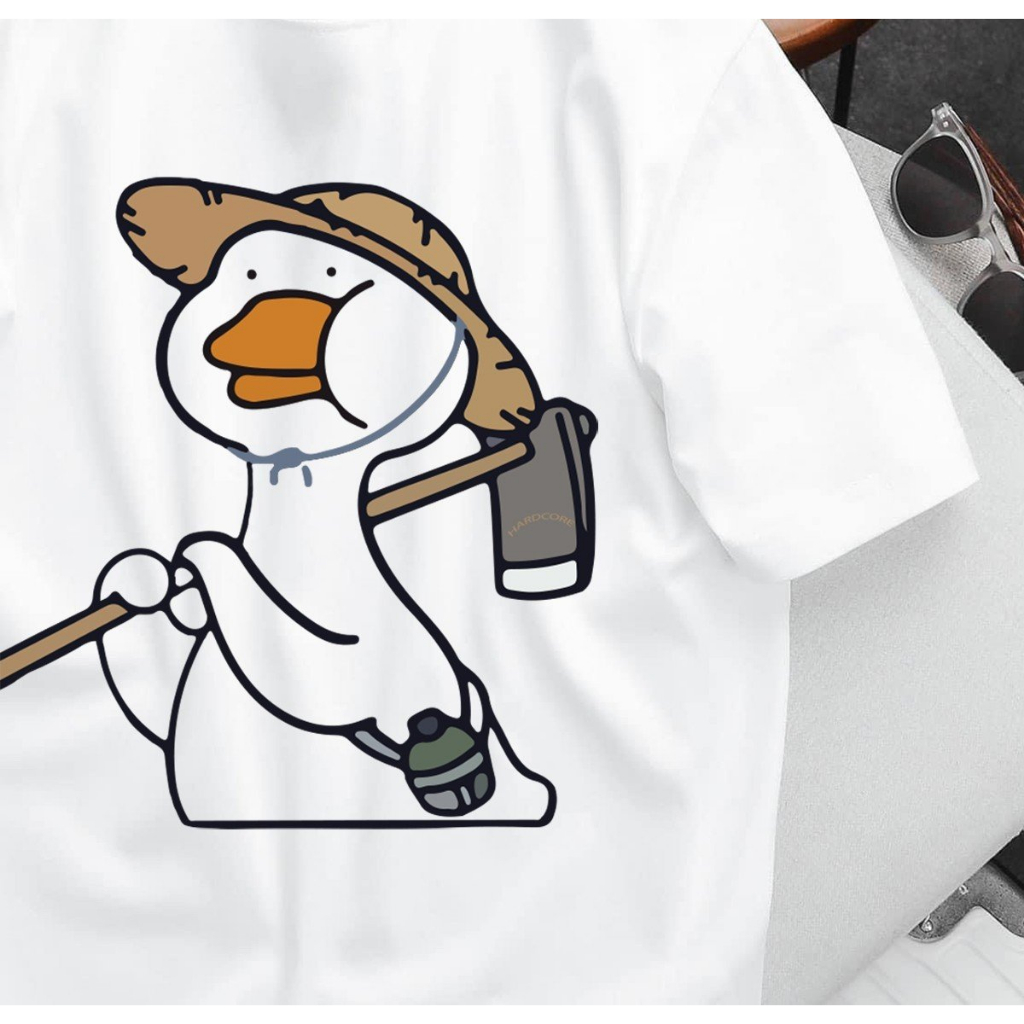 Áo thun cotton bigsize nam in hình ngộ nghĩnh bigsize cỡ đại < 140kg