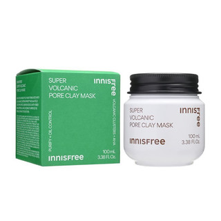 [Mẫu Mới 2023] Mặt Nạ Đất Sét Innisfree Super Volcanic Pore Clay Mask 100ml