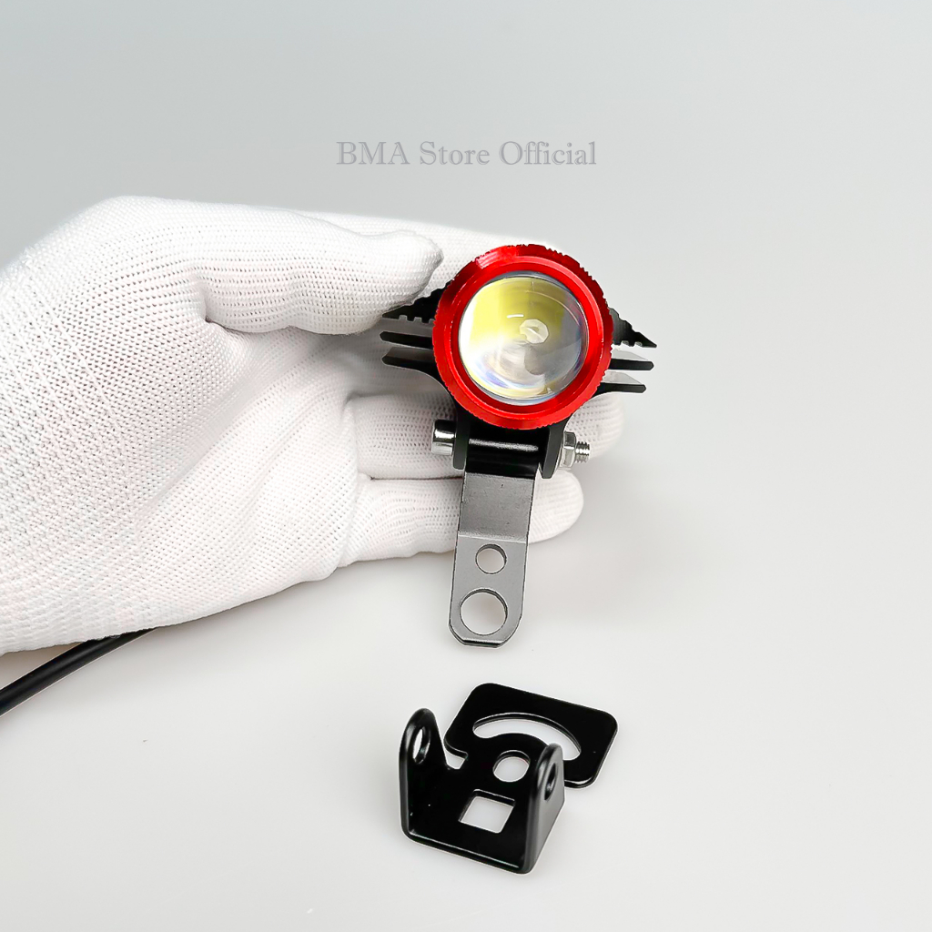 Đèn Trợ Sáng Mini BMA V5 35W/12.24V/DC Sáng 2 Màu 3 Chế Độ