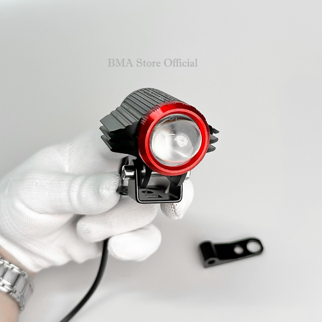 Đèn Trợ Sáng Mini BMA V5 35W/12.24V/DC Sáng 2 Màu 3 Chế Độ