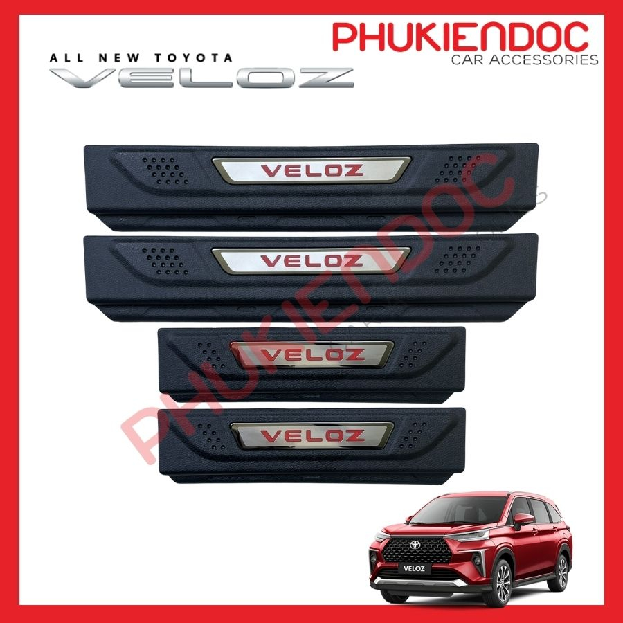 Bộ Ốp Chân Chống Trầy Toyota Veloz/Avanza 2020 - 2023 Nhập Khẩu