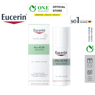 Kem dưỡng ẩm kiểm soát nhờn & giảm mụn Eucerin Matt Fluid 50ml