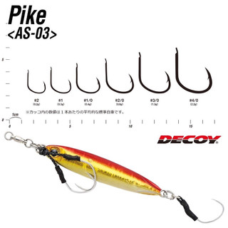 LƯỠI CÂU CÁ - LƯỠI JIG DECOY PIKE AS-03 NHẬT BẢN