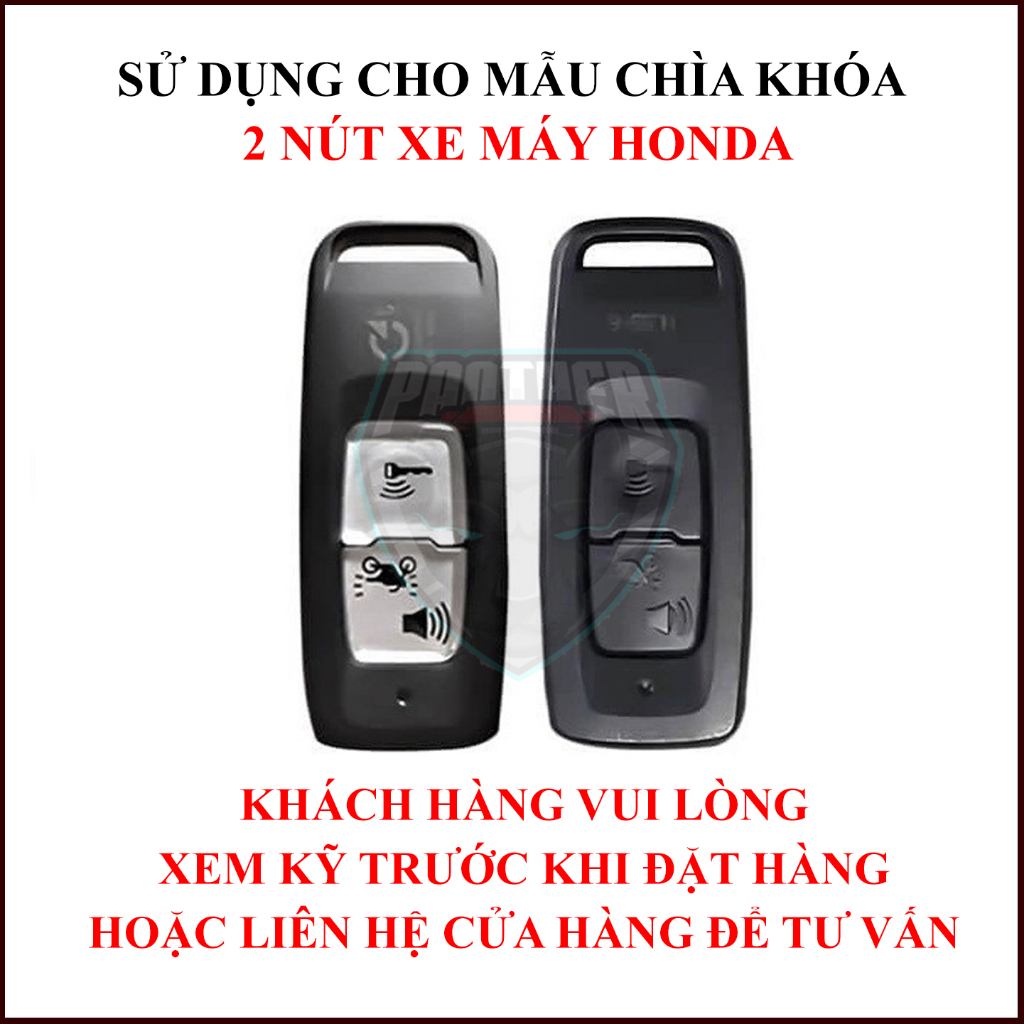 Ốp Chìa Khóa Xe Máy Honda 2023 2024 AirBlade125 160, Vario 125 160, SH125i 160i 350i, Vision, Lead, Winner X, Supper Cub
