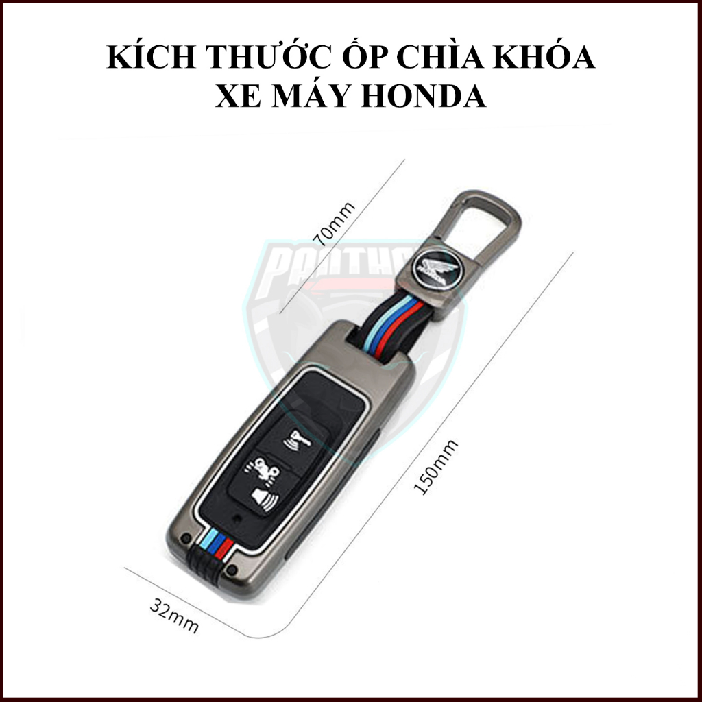Ốp Chìa Khóa Xe Máy Honda 2023 2024 AirBlade125 160, Vario 125 160, SH125i 160i 350i, Vision, Lead, Winner X, Supper Cub
