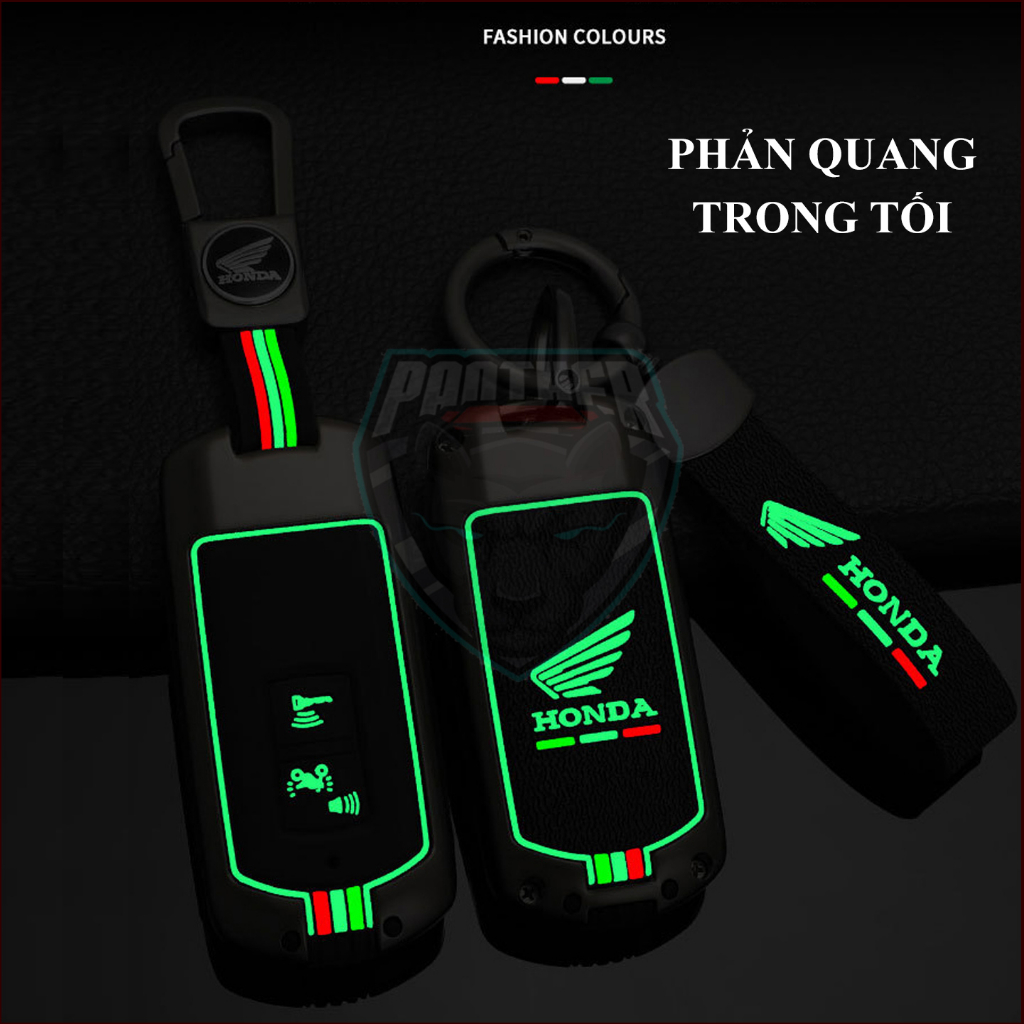 Ốp Chìa Khóa Xe Máy Honda Air Blade, Lead, Vario Chìa Khóa 2 Nút Họa Tiết Cờ Ý Lịch Lãm Sang Trọng