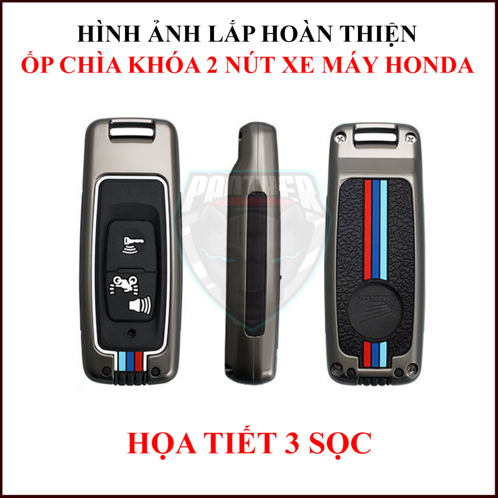 Ốp Chìa Khóa Xe Máy Honda 2023 2024 AirBlade125 160, Vario 125 160, SH125i 160i 350i, Vision, Lead, Winner X, Supper Cub
