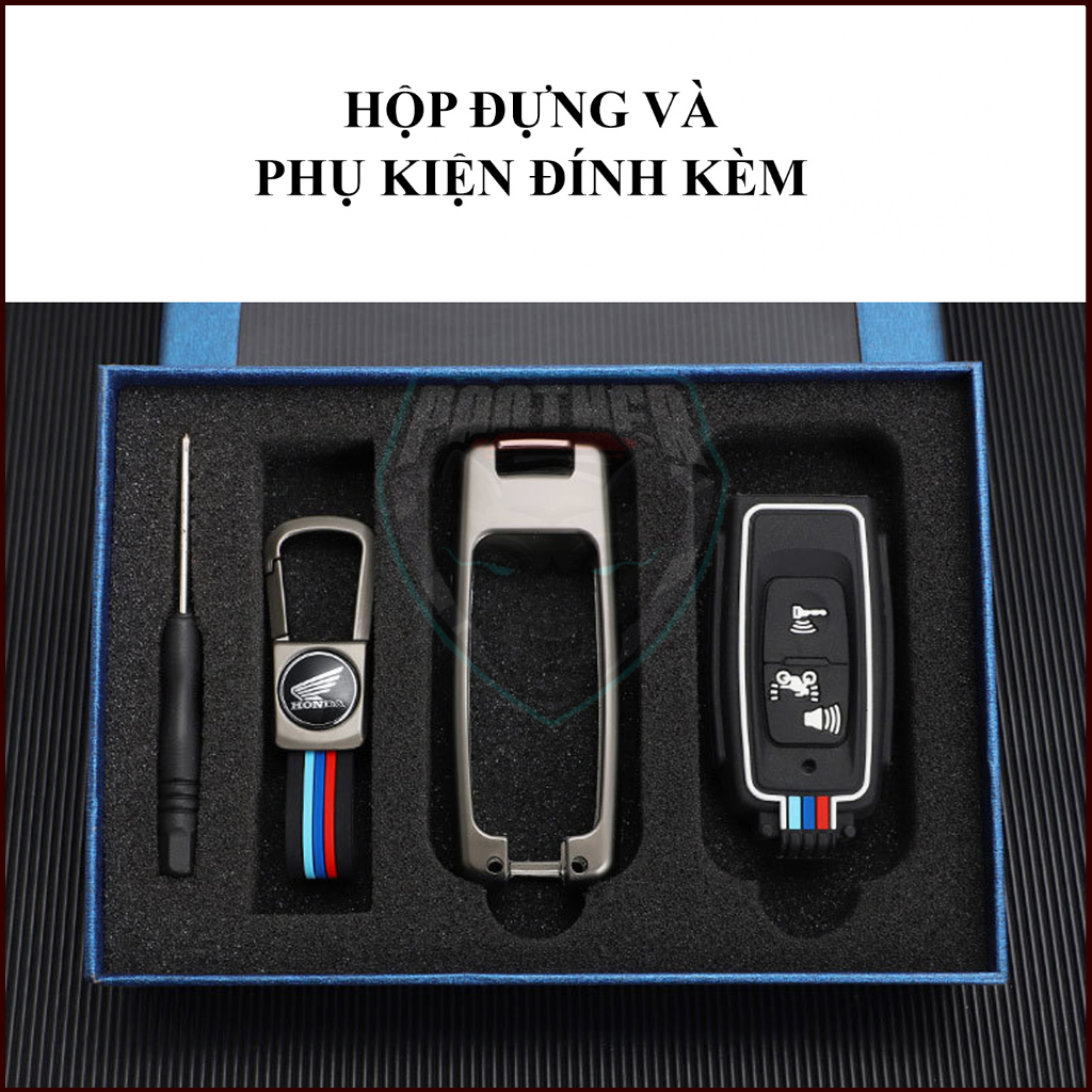 Ốp Chìa Khóa Xe Máy Honda 2023 2024 AirBlade125 160, Vario 125 160, SH125i 160i 350i, Vision, Lead, Winner X, Supper Cub