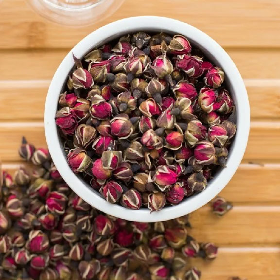 Trà Hoa Hồng Tây Tạng 100gr Sấy Khô Mộc Quê Nguyên Nụ Thơm Đẹp Da, Chống lão hóa