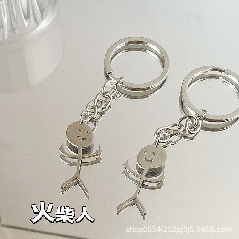 Móc khoá bánh bao ma dành cho cặp đôi nhỏ dễ thương