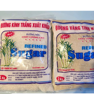 Đường kính trắng xuất khẩu gói 1kg