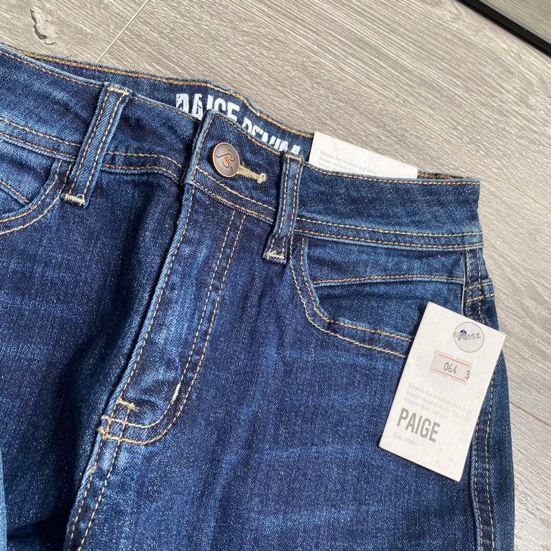 Jeans Bag tua ống Paige denimm