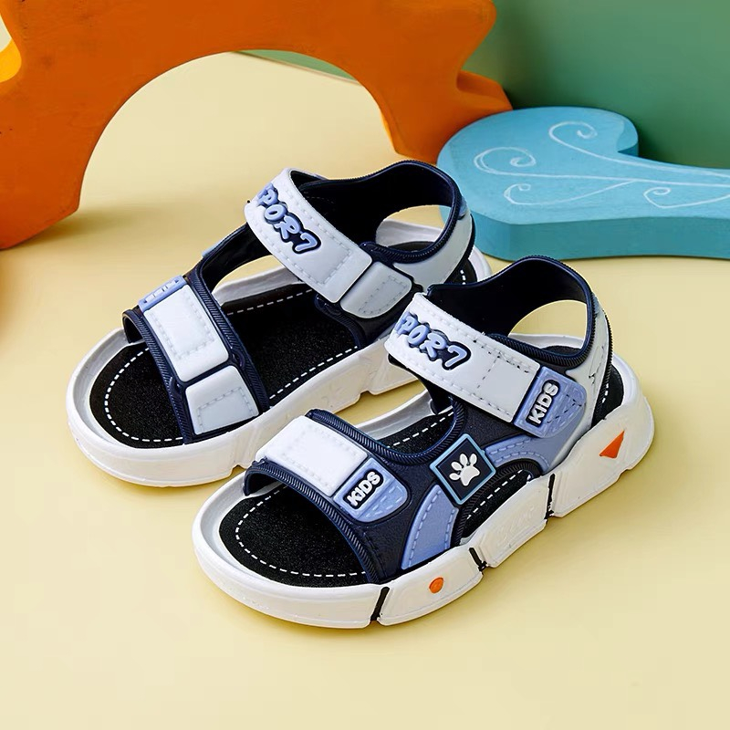 Dép Sandal Quai Dán Đế Mềm Dành Cho Bé Trai & Bé Gái