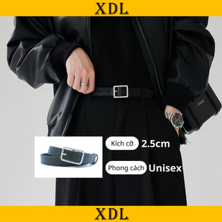 Thắt lưng bản nhỏ 2.5 cm sơn tùng, dây thắt lưng dành cho cả nam và nữ khóa kim ST1