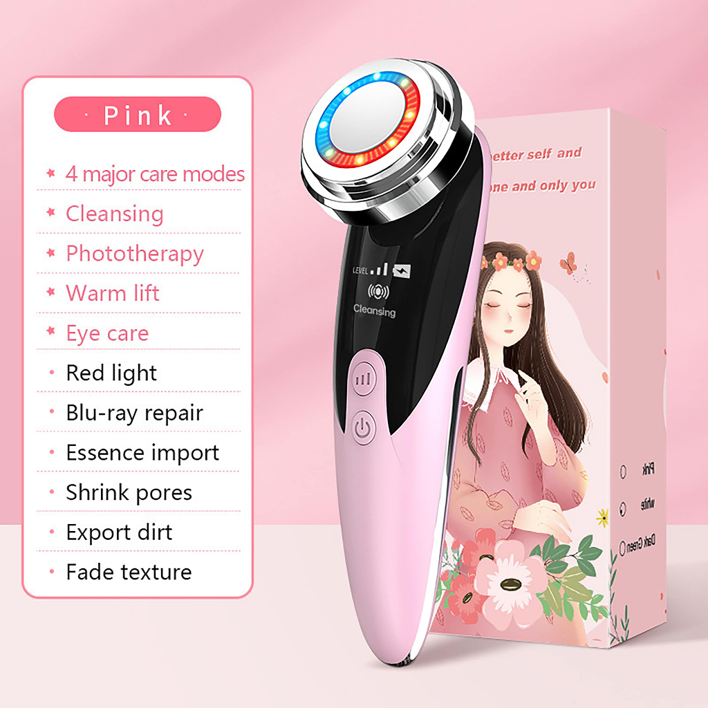 Máy Massage Mặt Mini Cầm Tay ZENTECH - Máy Mát Xa Điện Di Nâng Cơ Mặt - Máy Mát Xa Mặt Cầm Tay Ion Máy Tẩy Tế Bào Chết