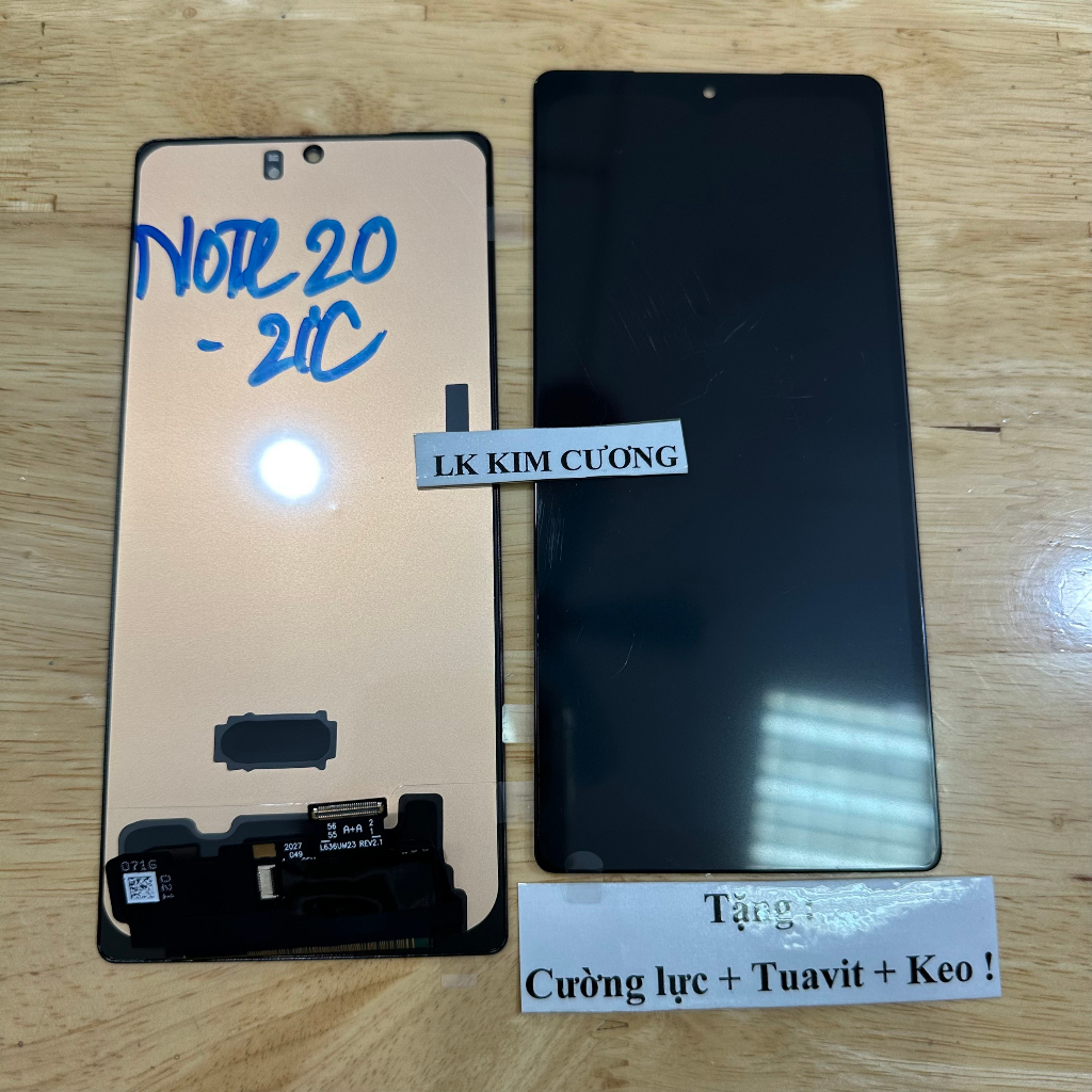 Màn hình tương thích samsung NOTE 20 - Phôi nhỏ - OLED