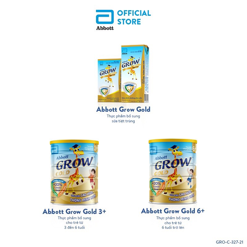 Thùng  48 hộp Sữa nước Aboot Grow gold 180ml/hộp