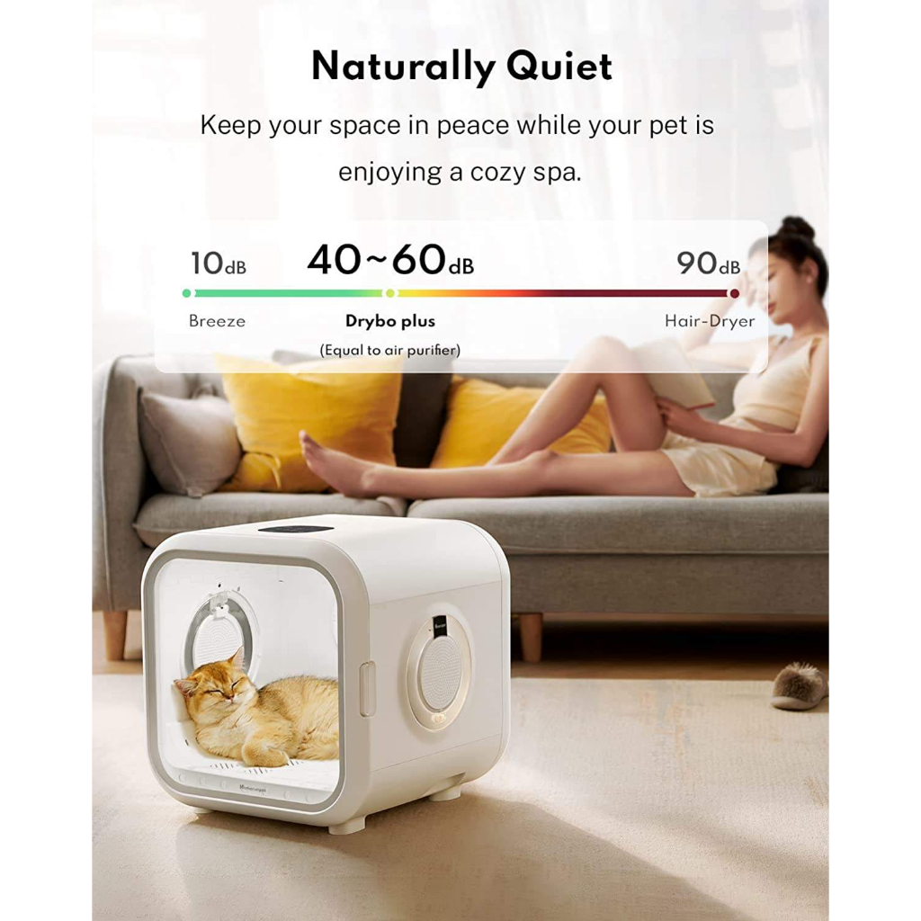 Lồng sấy thông minh cho chó mèo Homman màn hình cảm ứng