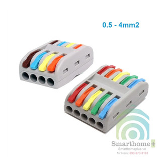 Combo 5 Cút Nối Dây Điện Nhanh 3 Pha 2 Đầu KV774-P2