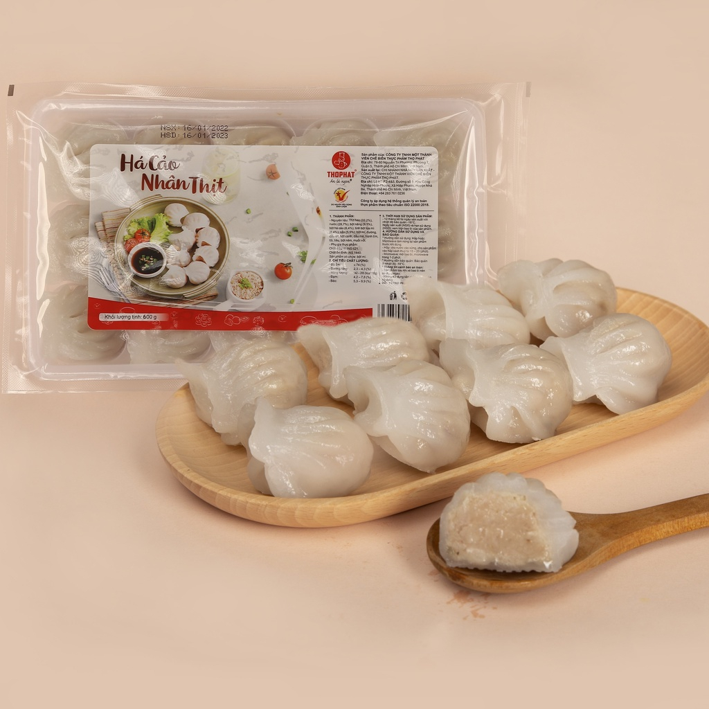 CHÍNH HÃNG Há Cảo Nhân Thịt THỌ PHÁT FOOD 600g