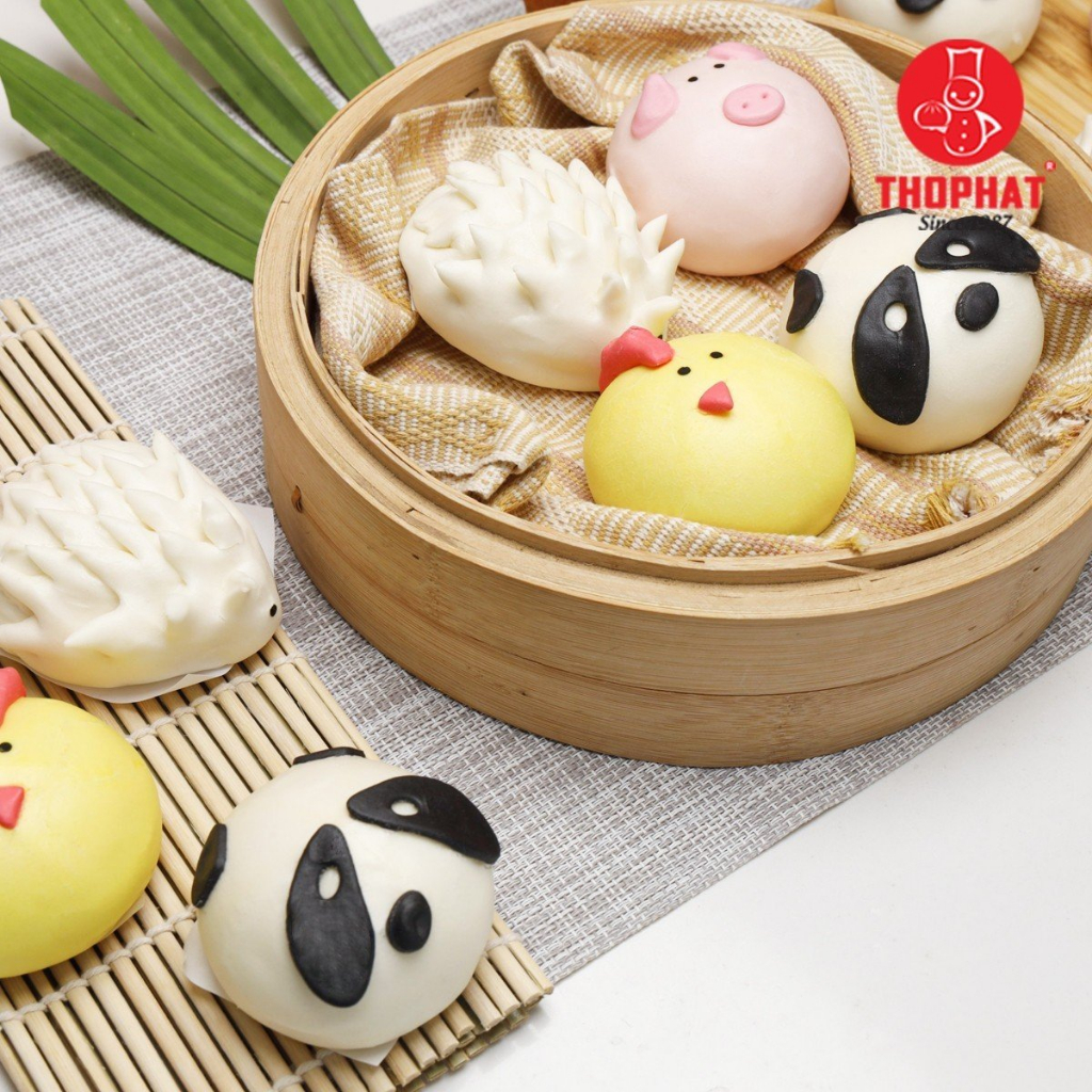 CHÍNH HÃNG Gói 4 Bánh Bao Con Gà THỌ PHÁT FOOD 200g
