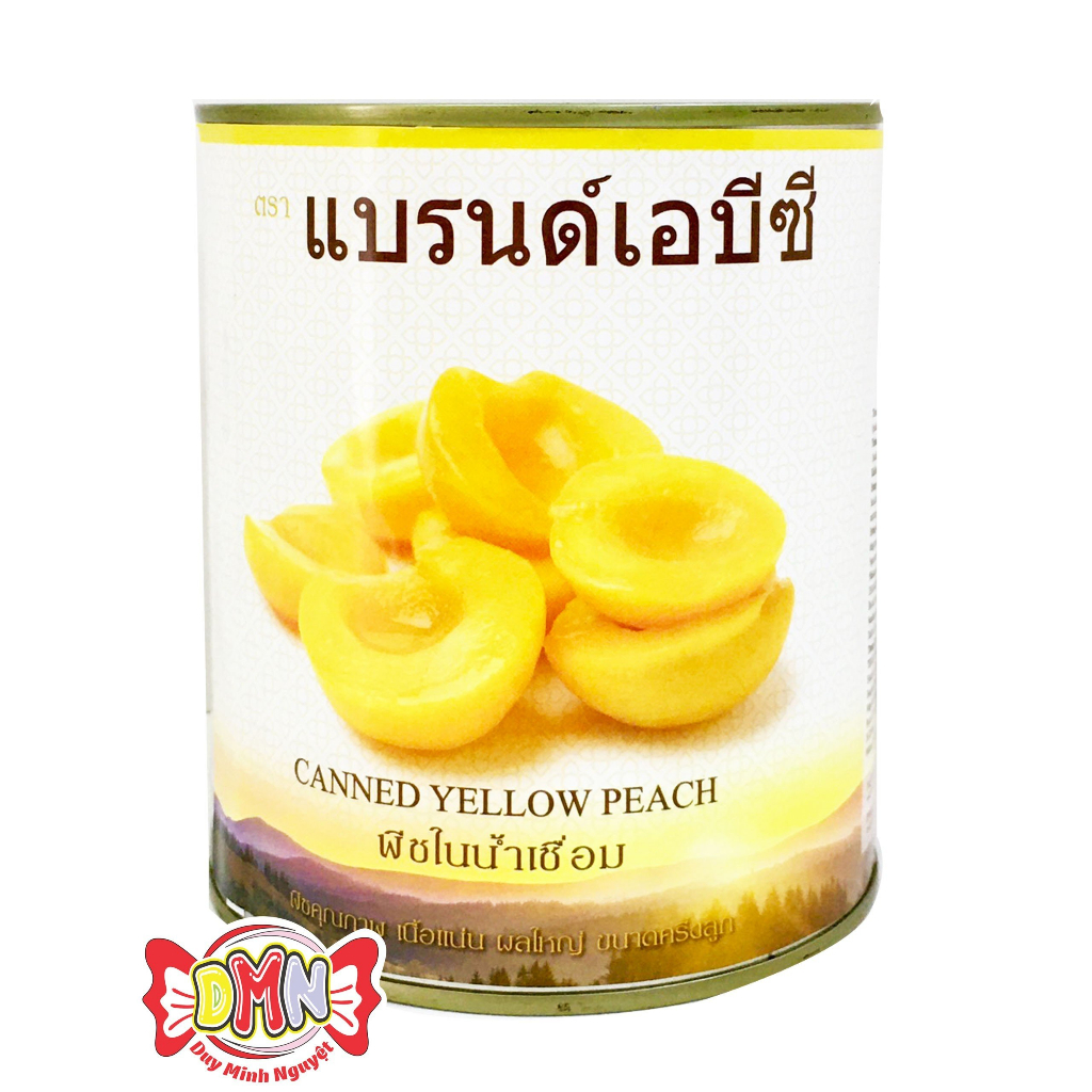 Đào ngâm đường hiệu ABC lon 820g