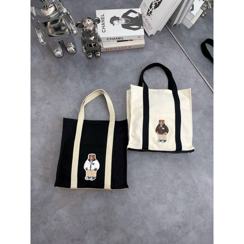 Túi who tote dáng vải nữ