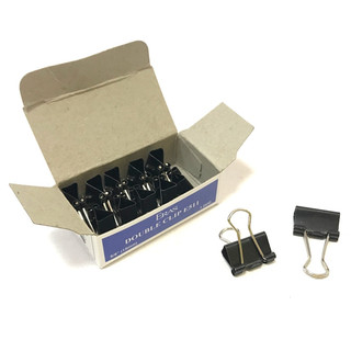 Hộp 12 Kẹp Bướm Đen 15 mm Eras E511