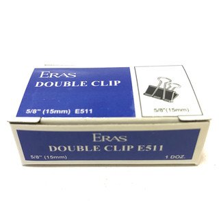 Hộp 12 Kẹp Bướm Đen 15 mm Eras E511