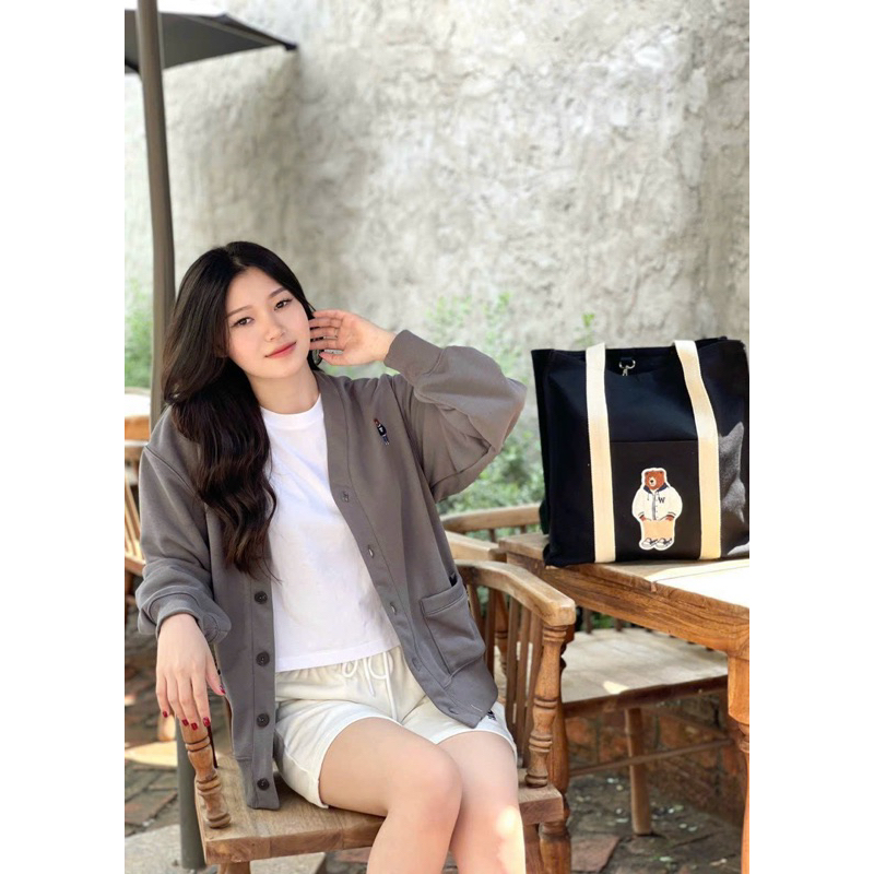 Túi who tote dáng vải nữ