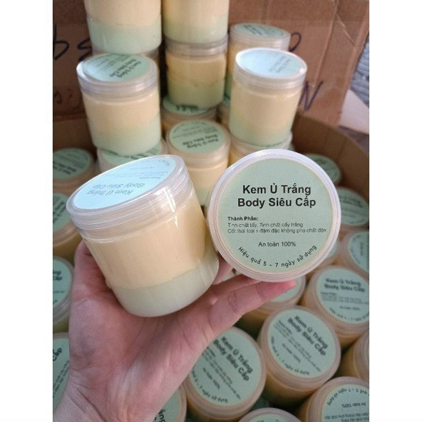 Kem body Ủ trắng siêu cấp 250g.