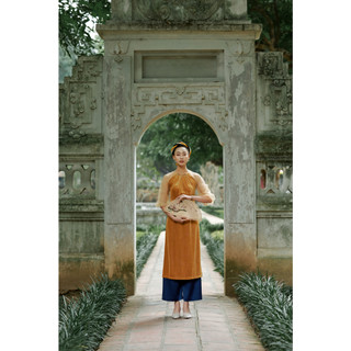 Áo dài Thư Di HER25 2021 (chưa bao gồm quần)