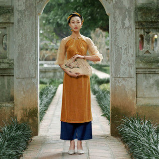 Áo dài thư di her25 2021