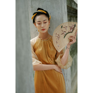 Áo dài Thư Di HER25 2021 (chưa bao gồm quần)