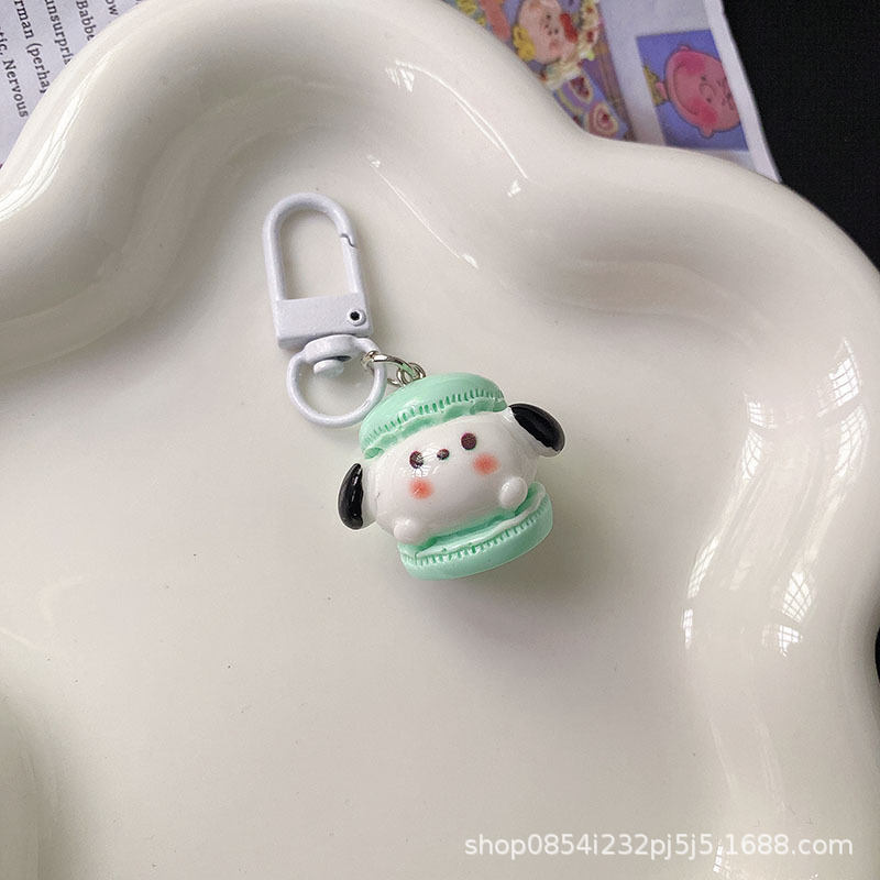 Móc Khóa Hình Chú Chó Sanrio Màu Macaron Dễ Thương