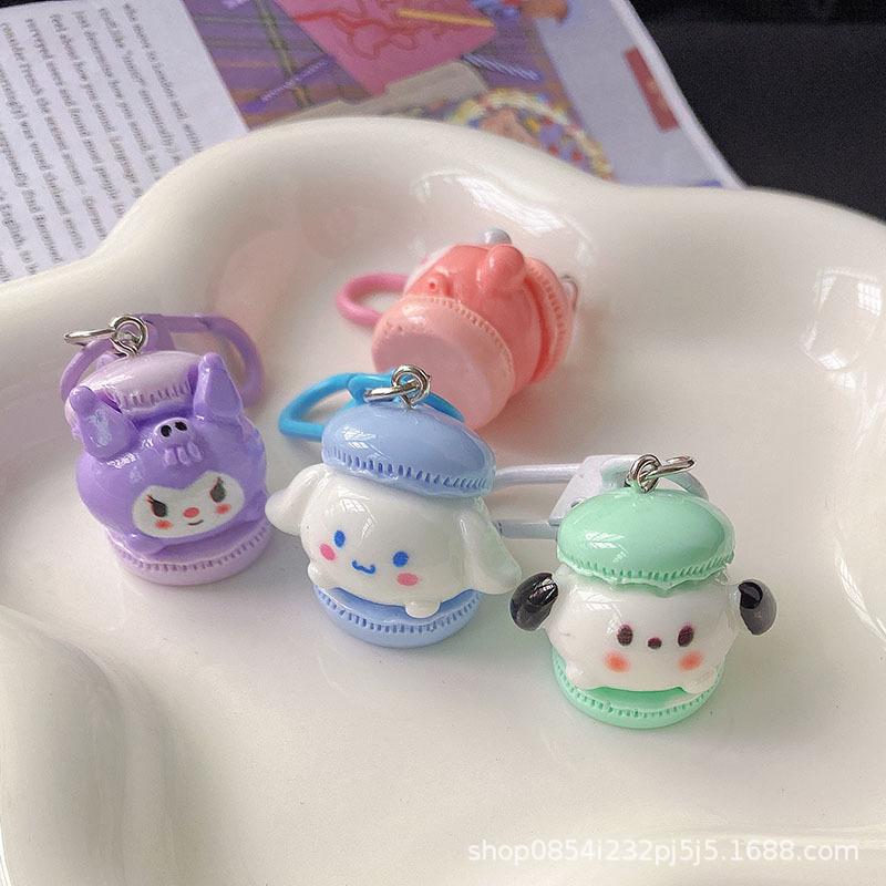 Móc Khóa Hình Chú Chó Sanrio Màu Macaron Dễ Thương