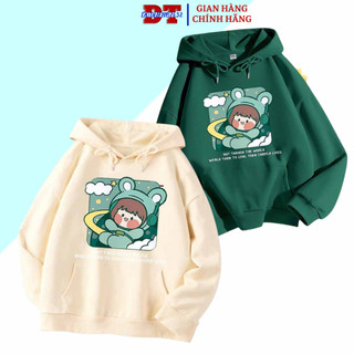 Áo hoodie in hoạt hình búp bê nasa nam nữ unisex form rộng mặc cực đẹp, chất nỉ Hàn cao cấp, hợp mọi thời đại DTB