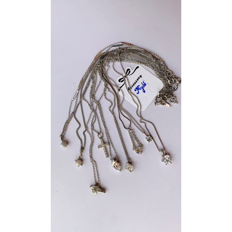 Dây chuyền mảnh pha lê thời trang si Nhật