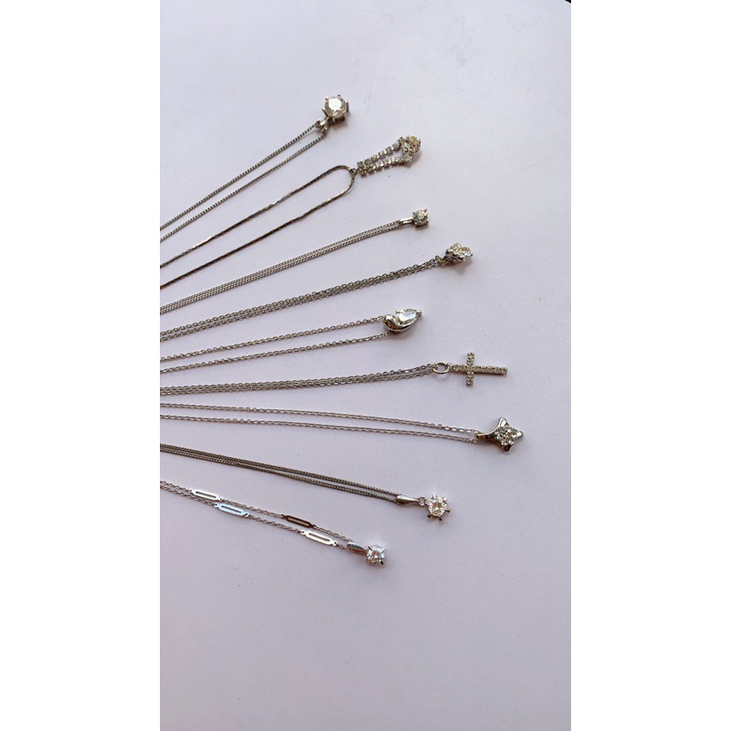 Dây chuyền mảnh pha lê thời trang si Nhật