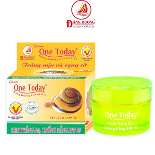 Kem trắng da chống nắng ốc sên mỹ phẩm One Today Đăng Dương SPF 50