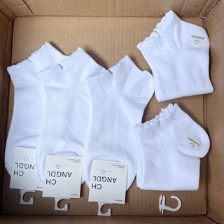 Tất nữ cổ ngắn, Vớ thể thao unisex chất vải cotton mềm thoáng mát - Thuy Store