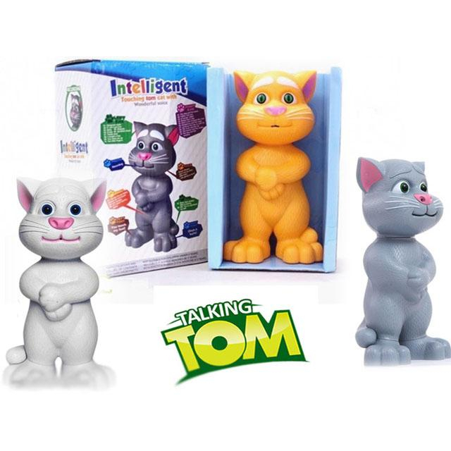 Đồ Chơi Chú Mèo Cảm Ứng Thông Minh Biết Ghi Âm Phát Lại, Hát, Kể Chuyện