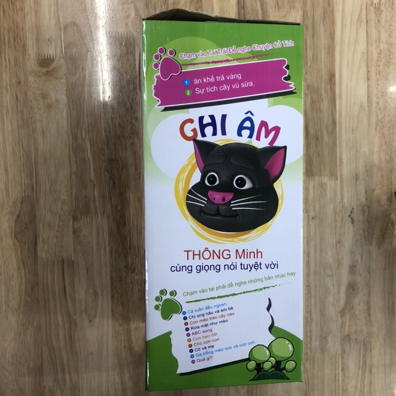 Đồ Chơi Chú Mèo Cảm Ứng Thông Minh Biết Ghi Âm Phát Lại, Hát, Kể Chuyện