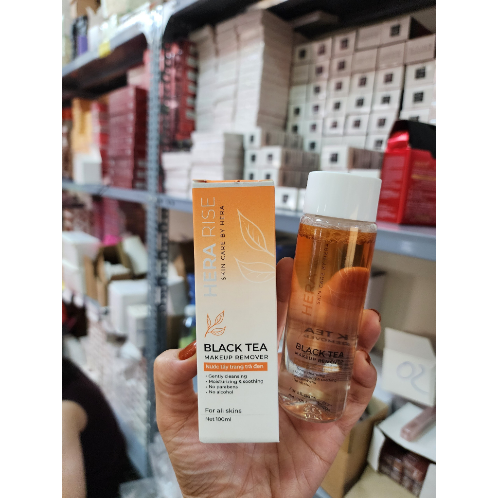 Tẩy trang Hera Rise giúp làm sạch da, loại bỏ lớp trang điểm, lớp da chết