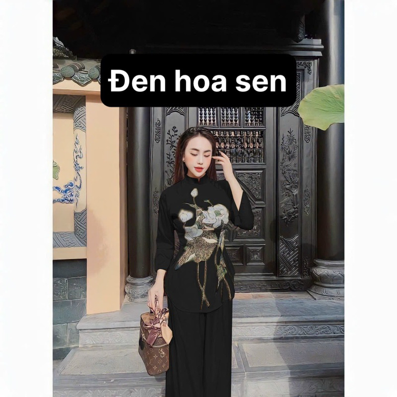 Sét lam đi chùa thêu bigsize 55kg-95kg 🌸🌸🌸